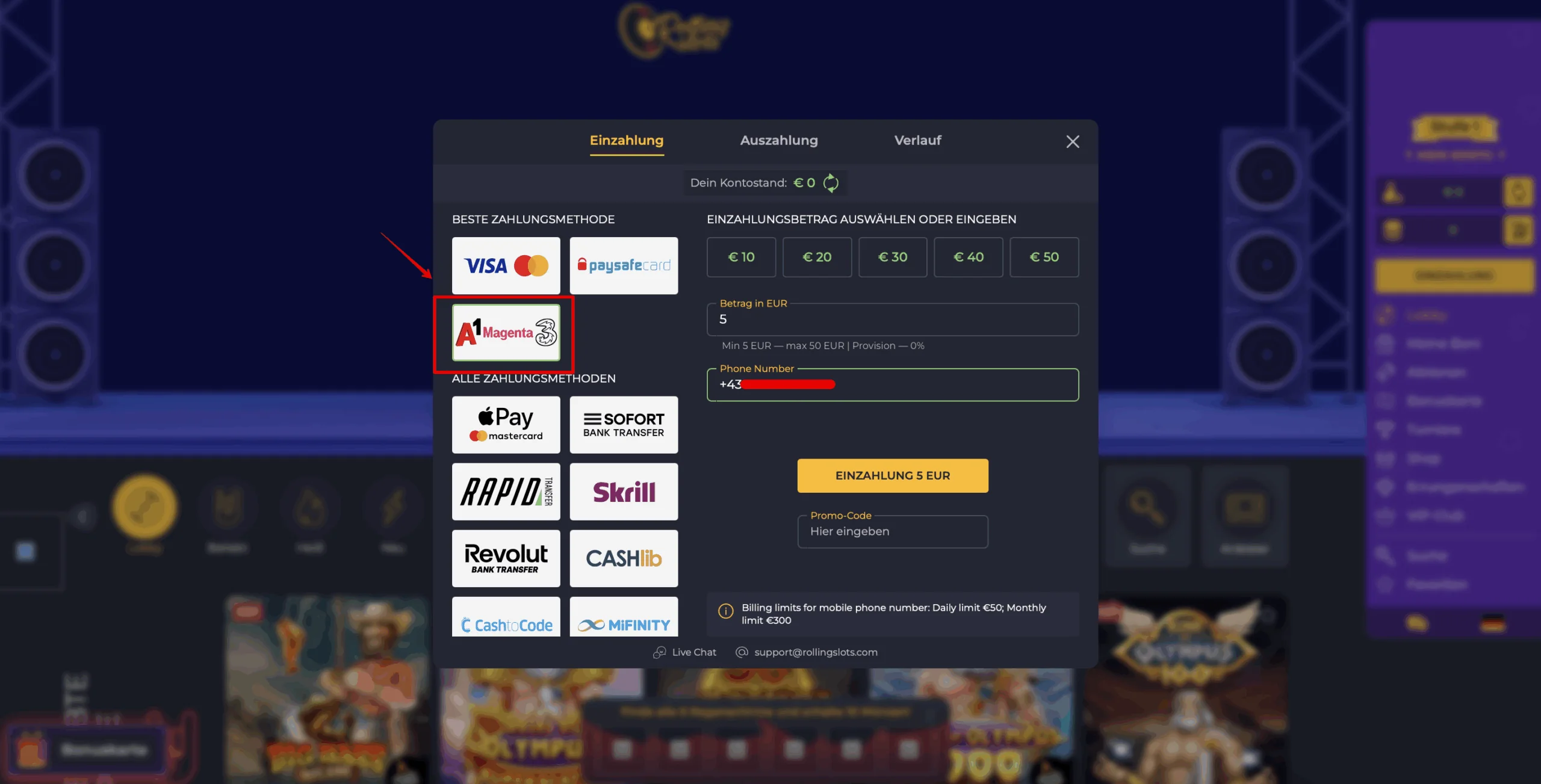 Rolling Slots Casino