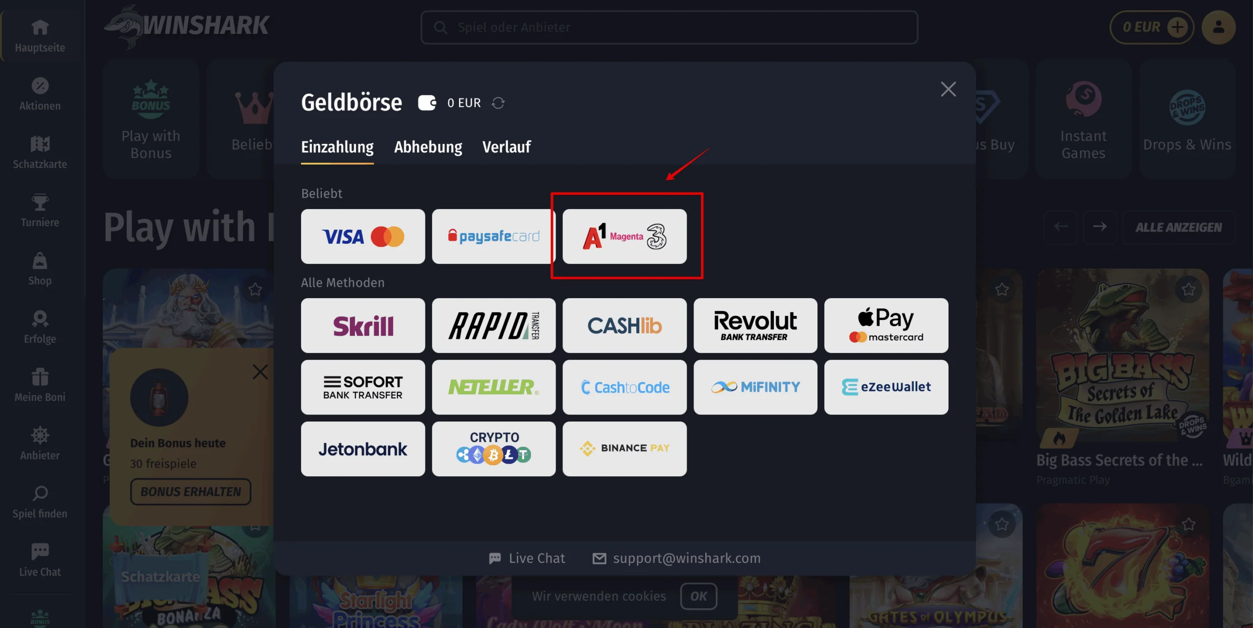 WinShark Casino