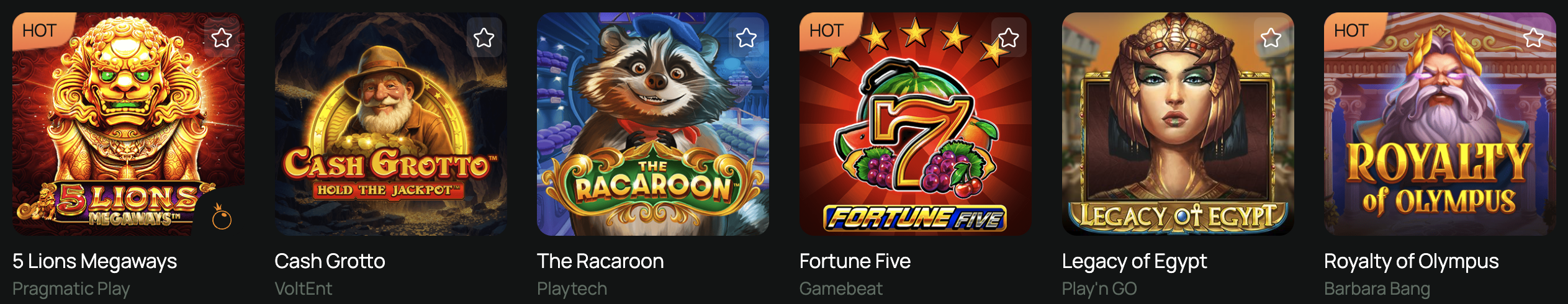 Slots Ritzo Casino