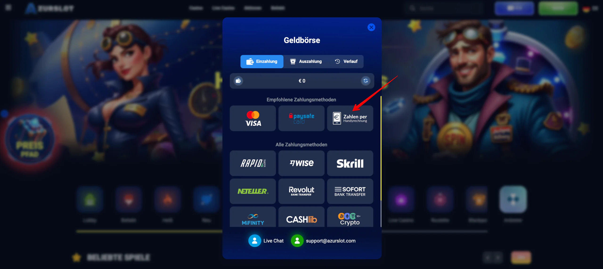 AzurSlot Online Casino