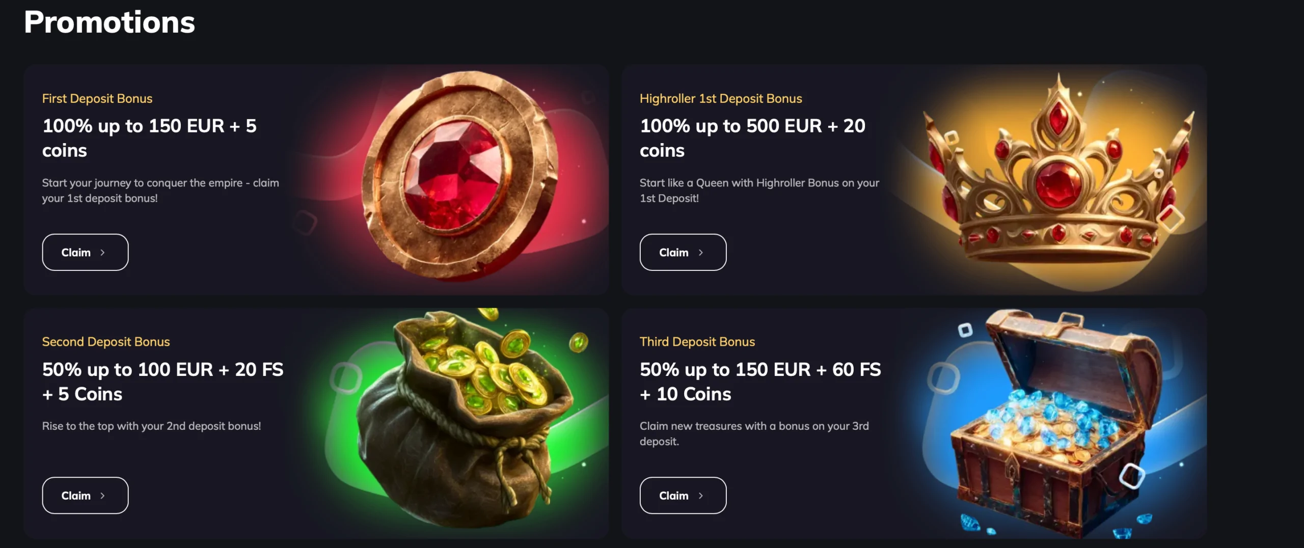 Online Casino Promotions SpinEmpare Casino