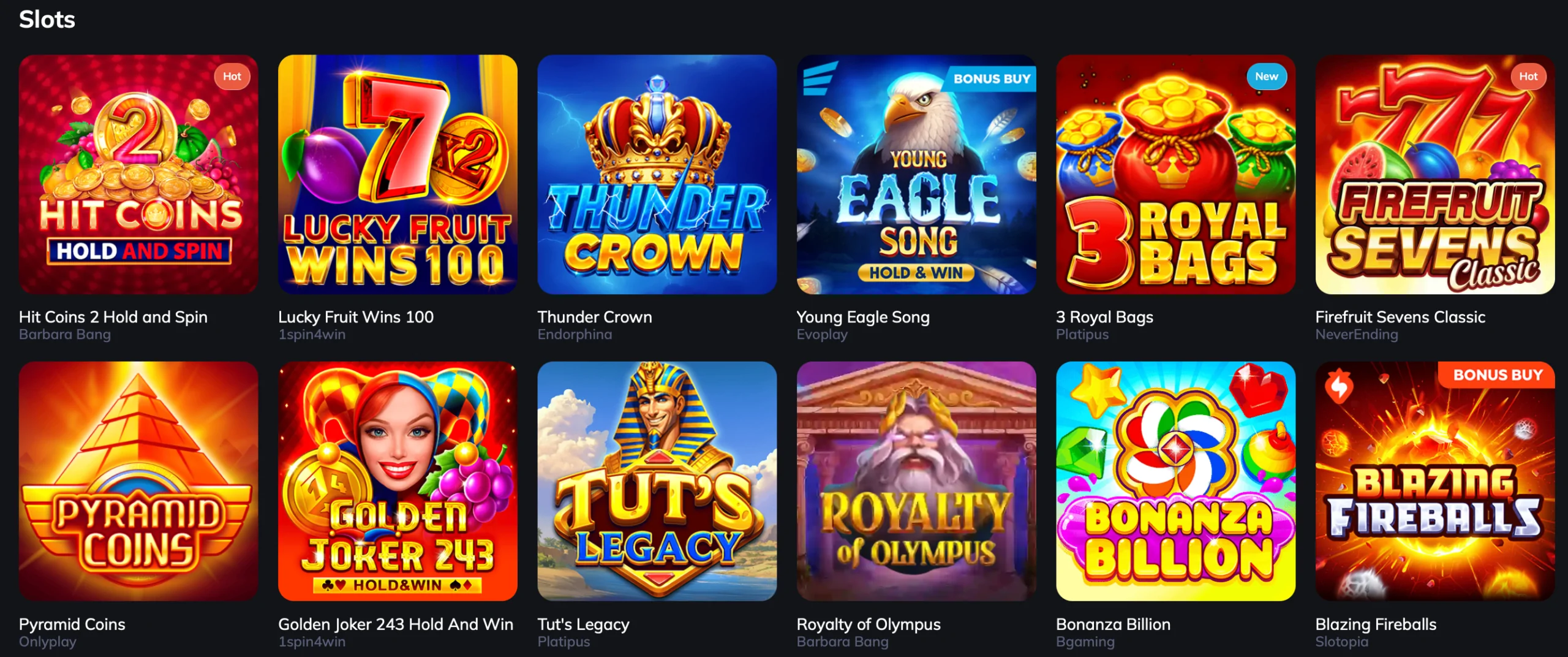 Spiele Spielautomaten online